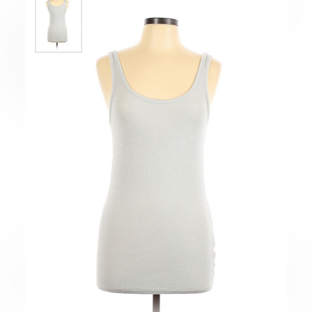 A New Day sparkly tank top/undershirt, light grey